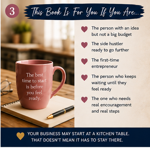 From Kitchen Table to Business Ebook + Workbook | Sandra C.